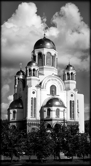 Храм на Крови в Екатеринбурге - картинки для гравировки